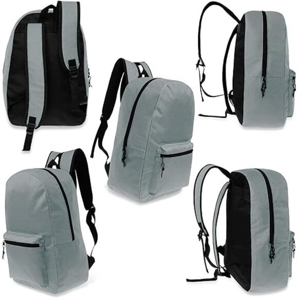 NWT Classic Backpack‎ in Dark Gray - 17" - Picture 7 of 9